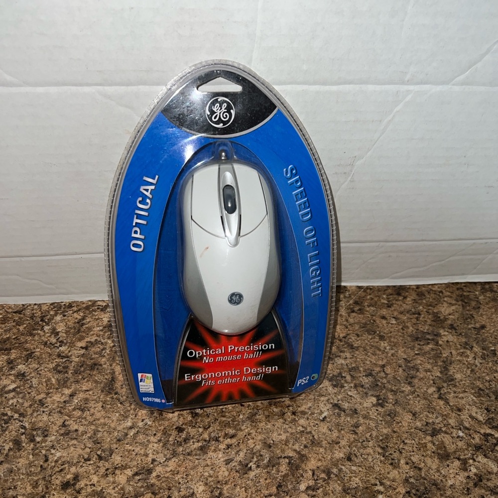 Optical Mouse - White Brand New Sealed GE Brand